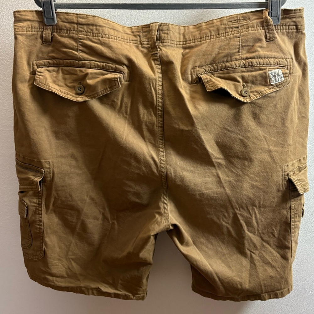 Original Weatherproof Vintage Brown Regular Fit Cargo Shorts 42 - Picture 6 of 7